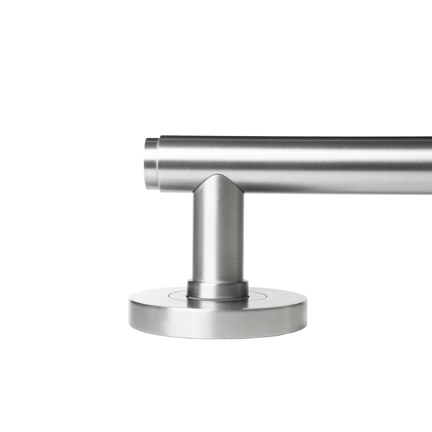 Momo Bellevue Solid Brass Plain Tubular Latch Passage Lever Set In Dull Brushed Nickel (3)