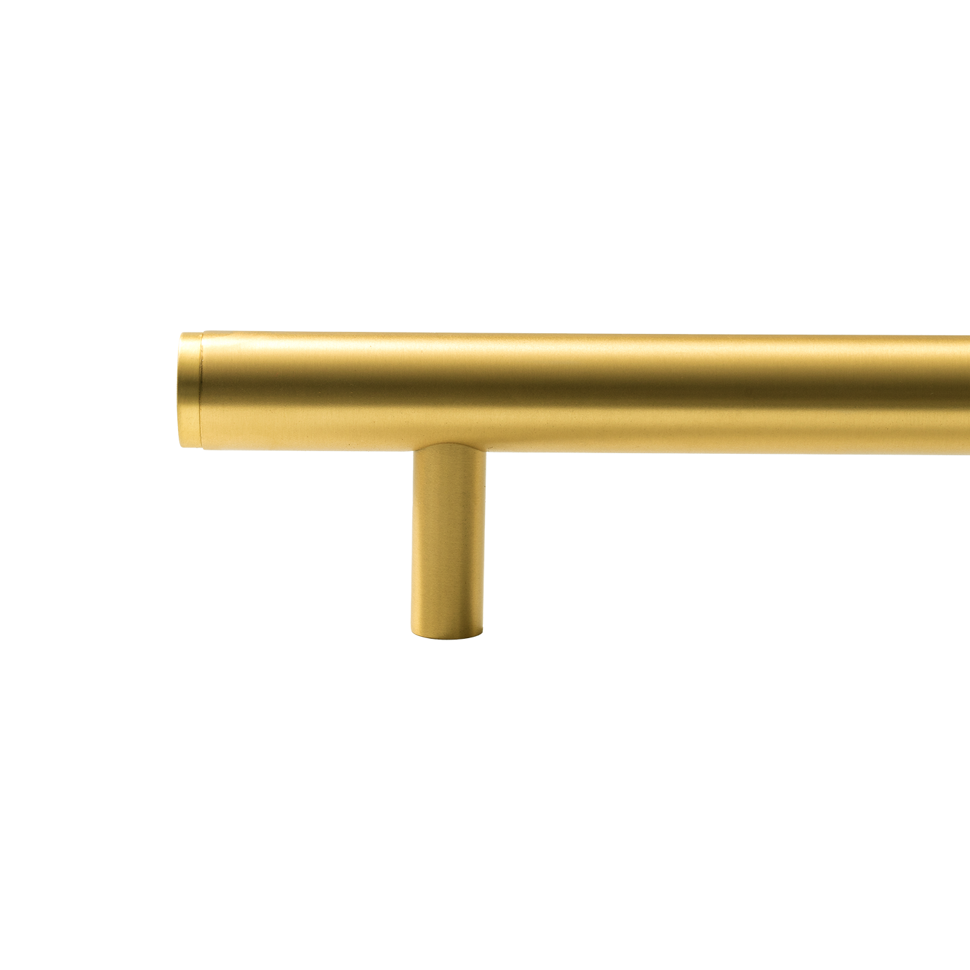Momo Bellevue Plain Solid Brass Door Pull Handle In Brushed Satin Brass (2)