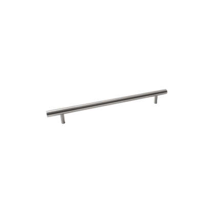 Momo Bellevue Plain Solid Brass Door Pull Handle In Dull Brushed Nickel