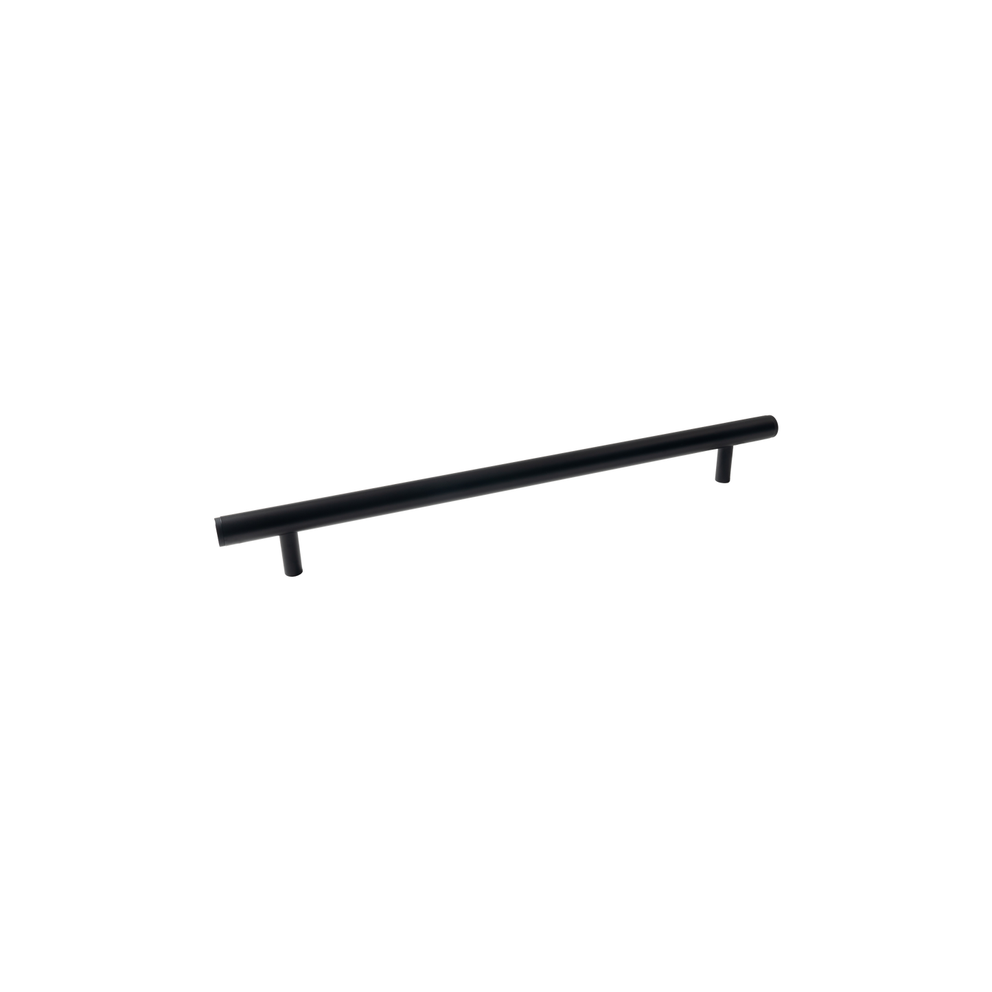 Momo Bellevue Plain Solid Brass Door Pull Handle In Matt Black