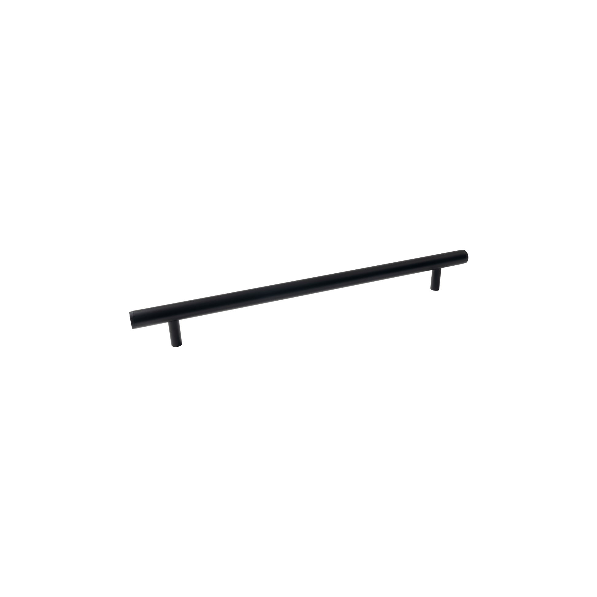 Momo Bellevue Plain Solid Brass Door Pull Handle In Matt Black