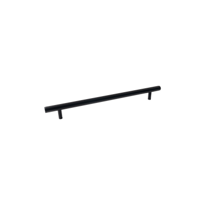 Momo Bellevue Plain Solid Brass Door Pull Handle In Matt Black