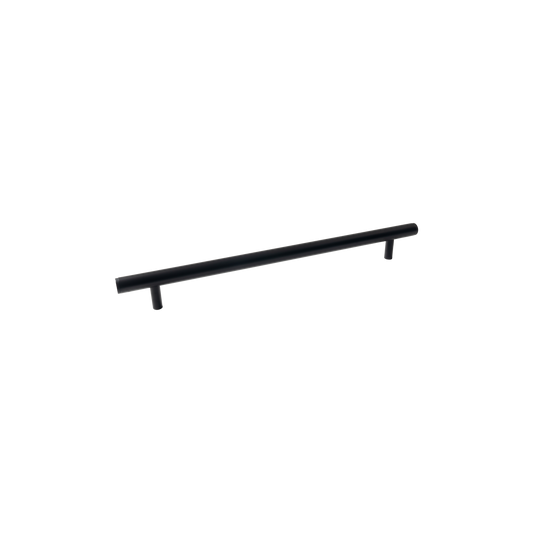 Momo Bellevue Plain Solid Brass Door Pull Handle In Matt Black