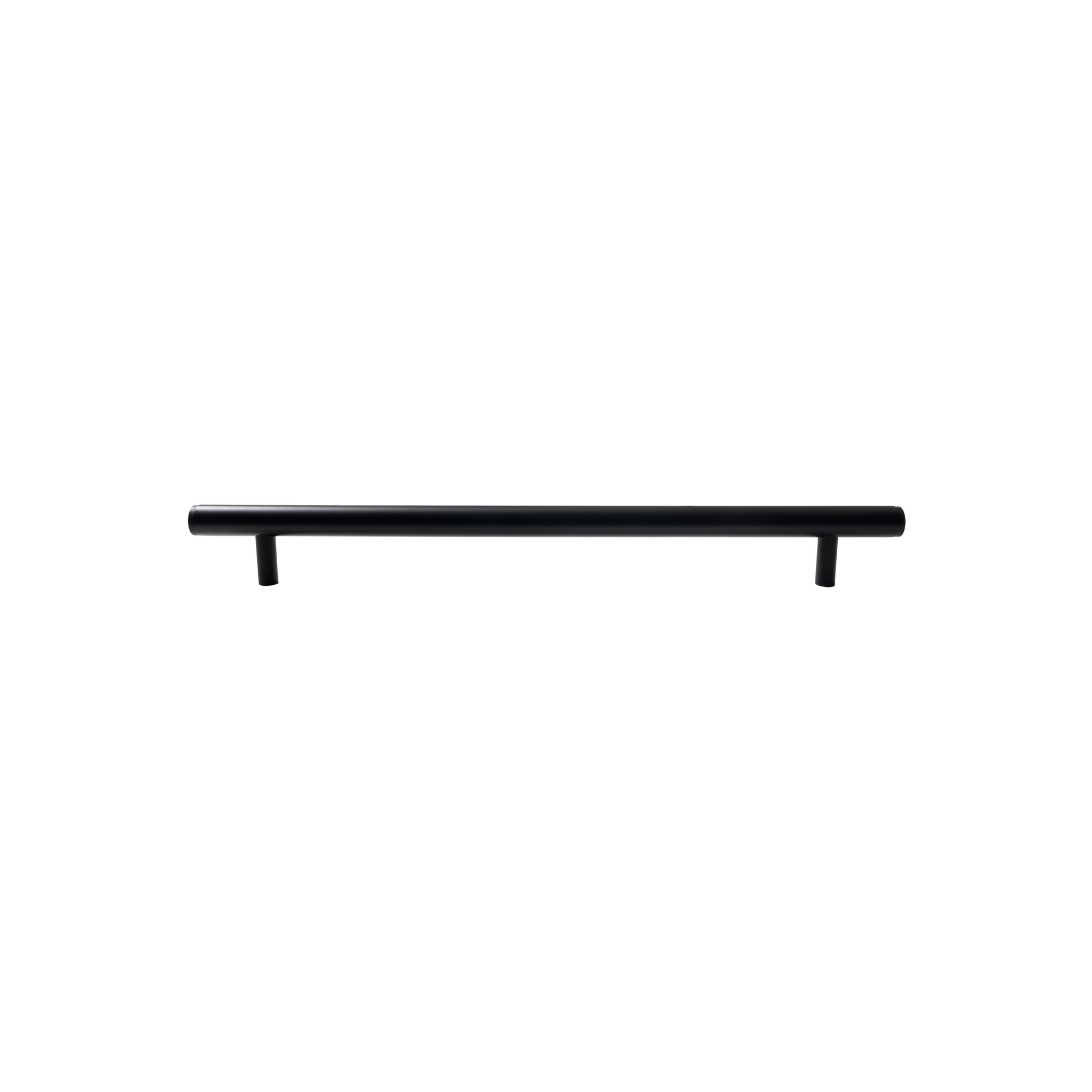 Momo Bellevue Plain Solid Brass Door Pull Handle In Matt Black (1)