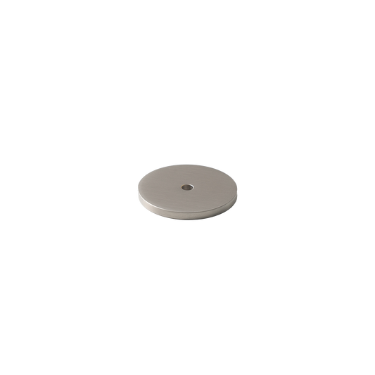Momo Bellevue Backplate Solid Brass 35mm in Dull Brushed Nickel