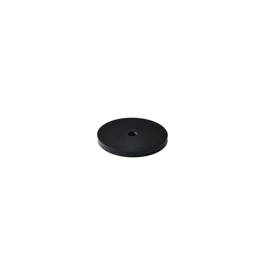 Momo Bellevue Backplate Solid Brass 35mm in Matt Black