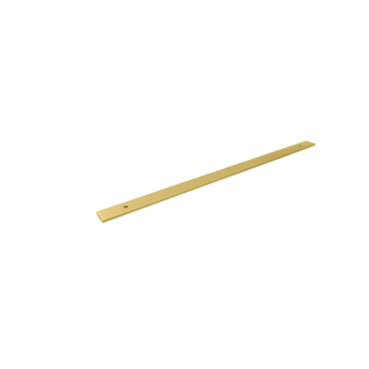 Momo Bellevue Backplate Solid Brass 160mm in Brushed Satin Brass