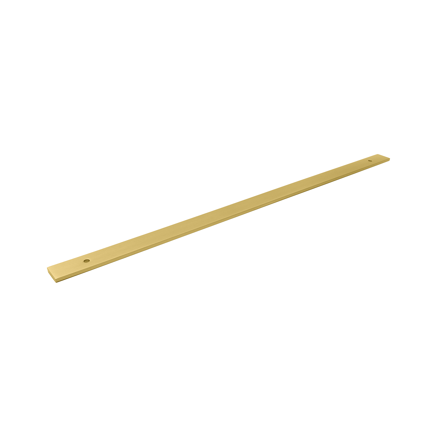 Momo Bellevue Backplate Solid Brass 416mm in Brushed Satin Brass