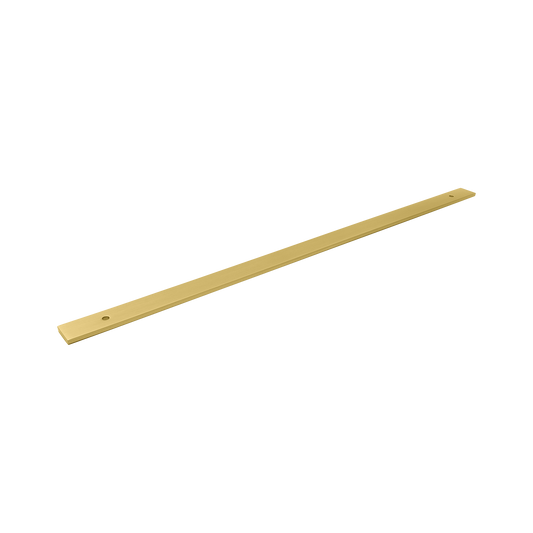 Momo Bellevue Backplate Solid Brass 416mm in Brushed Satin Brass