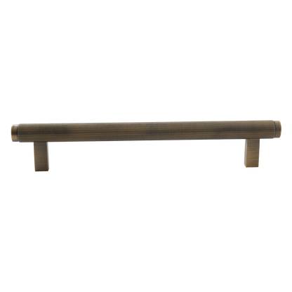 Momo Bellevue Lined Bar Pull Solid Brass 160mm in Bronze (1)