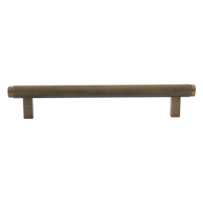 Momo Bellevue Lined Bar Pull Solid Brass 160mm in Dark Brushed Brass (1)