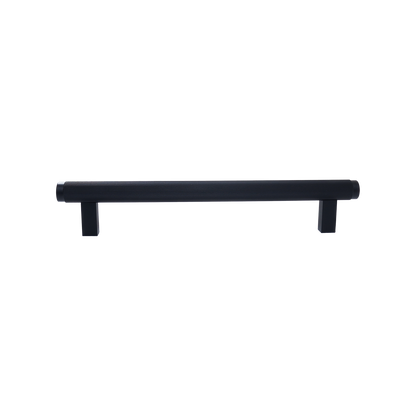 Momo Bellevue Lined Bar Pull Solid Brass 160mm in Matt Black (1)