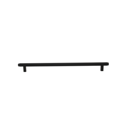 Momo Bellevue Lined Bar Pull Solid Brass 320mm in Matt Black (1)