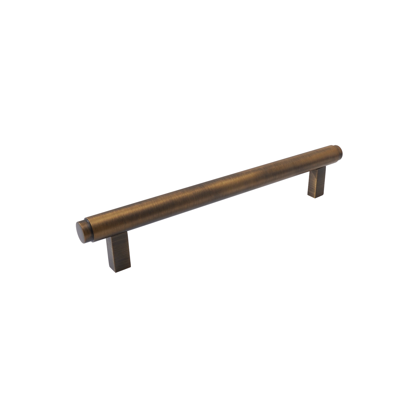 Momo Bellevue Plain Bar Pull Solid Brass 160mm in Bronze