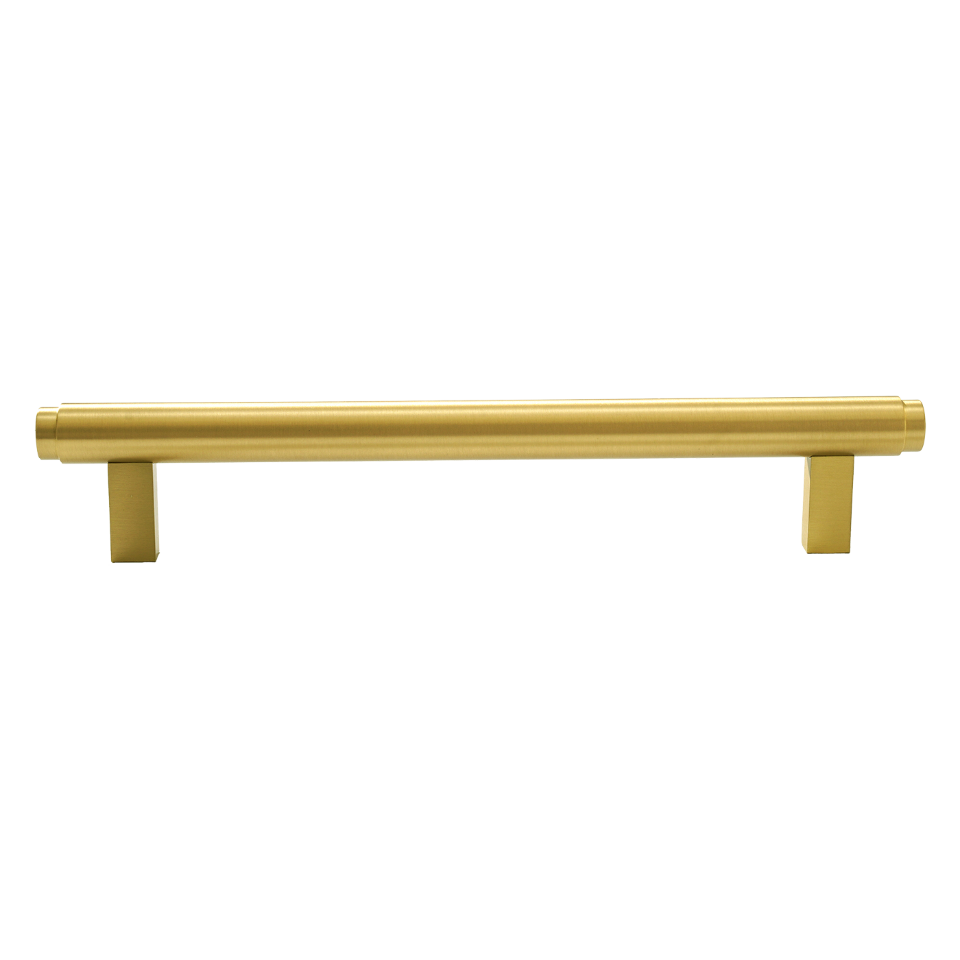 Momo Bellevue Plain Bar Pull Solid Brass 160mm in Brushed Satin Brass (1)