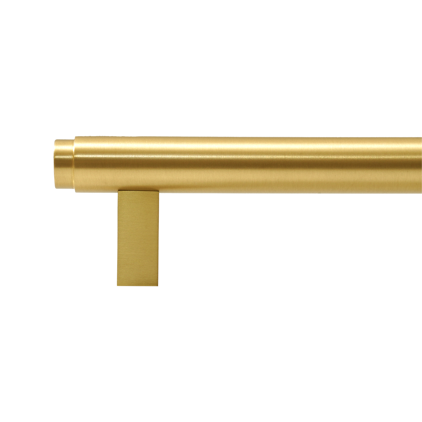 Momo Bellevue Plain Bar Pull Solid Brass 160mm in Brushed Satin Brass (2)