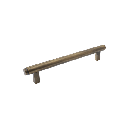 Momo Bellevue Plain Bar Pull Solid Brass 160mm in Dark Brushed Brass