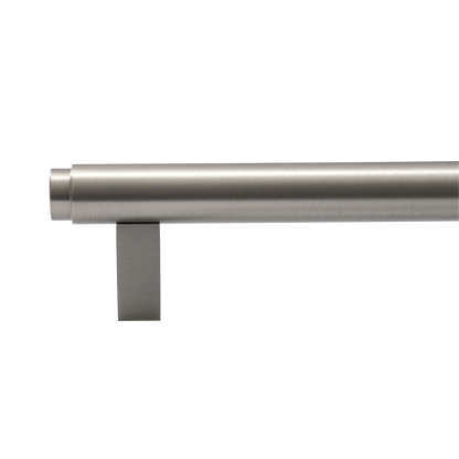 Momo Bellevue Plain Bar Pull Solid Brass 160mm in Dull Brushed Nickel (2)