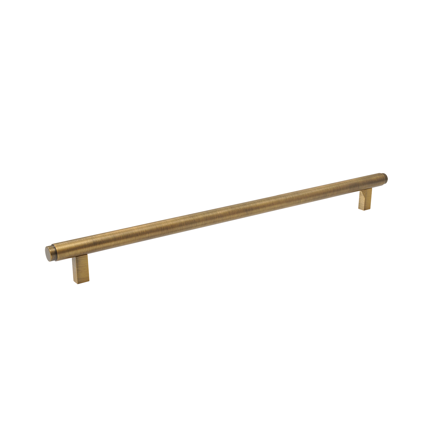 Momo Bellevue Plain Bar Pull Solid Brass 320mm in Dark Brushed Brass