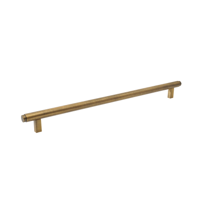 Momo Bellevue Plain Bar Pull Solid Brass 320mm in Dark Brushed Brass