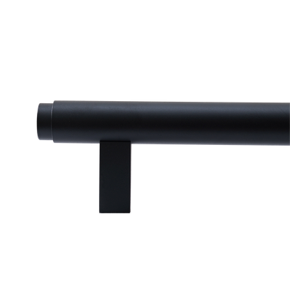Momo Bellevue Plain Bar Pull Solid Brass 320mm in Matt Black (2)