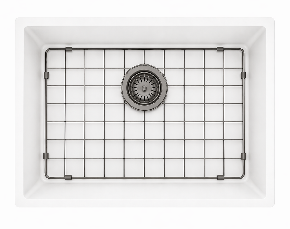 Stainless Steel Gun Metal Sink Grid For Carysil Big Bowl