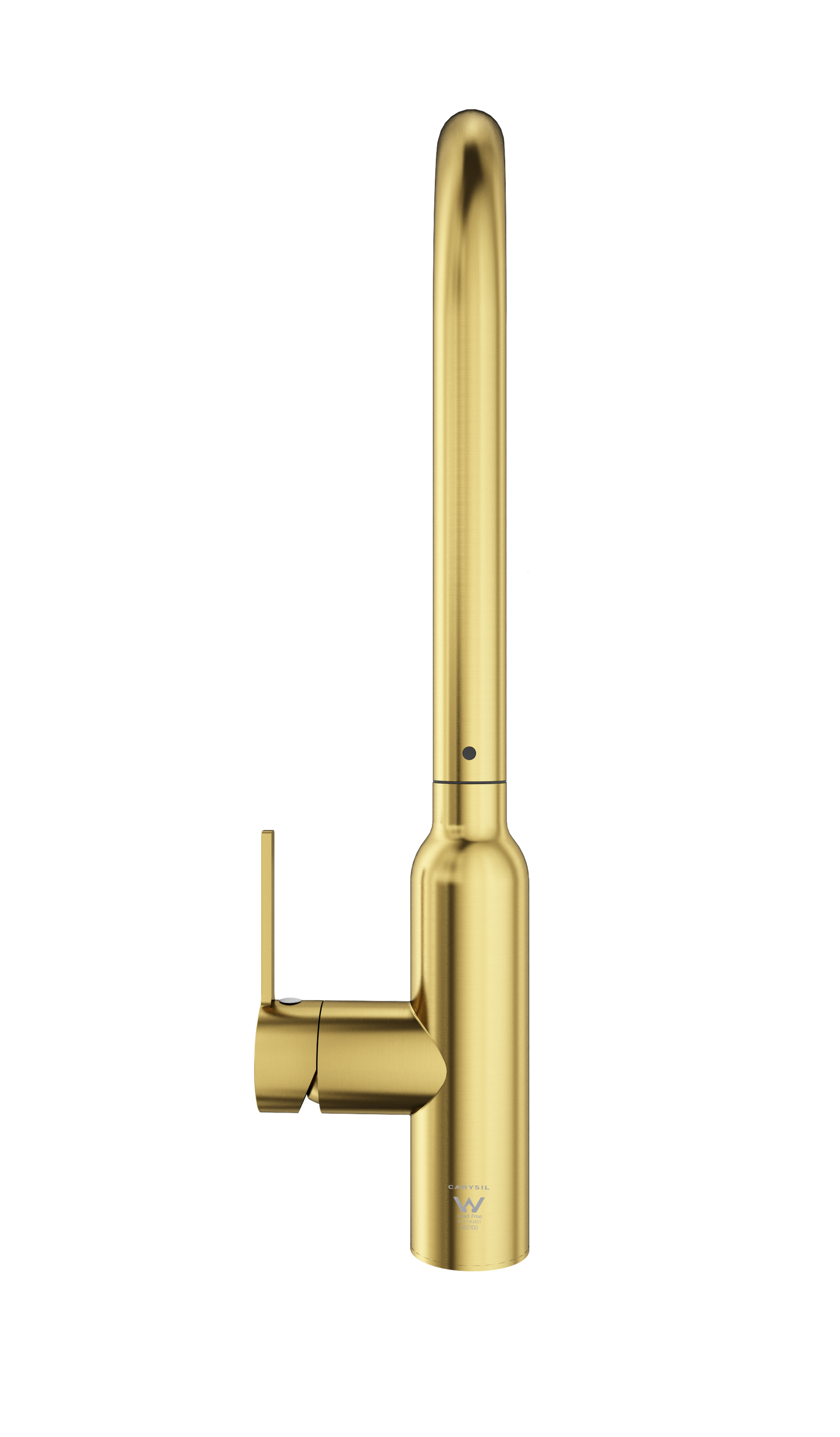 Navona Carysil Slim Brushed Gold Pull Out Kitchen Mixer