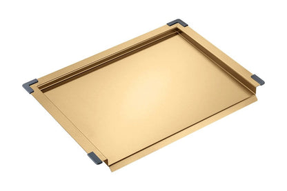 Brushed Yellow Gold Stainless Steel Sink Tray for 440 Sinks