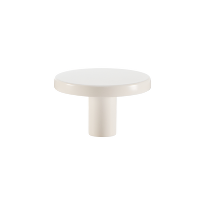 Momo Como Knob  41mm in Matt White (1)