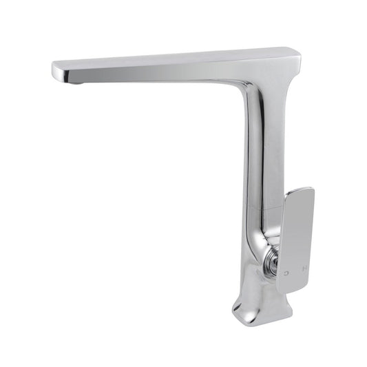 Square Chrome Kitchen Mixer