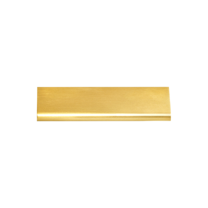 Momo Chelsea Solid Brass Lip Pull 96mm in Brushed Satin Brass (1)