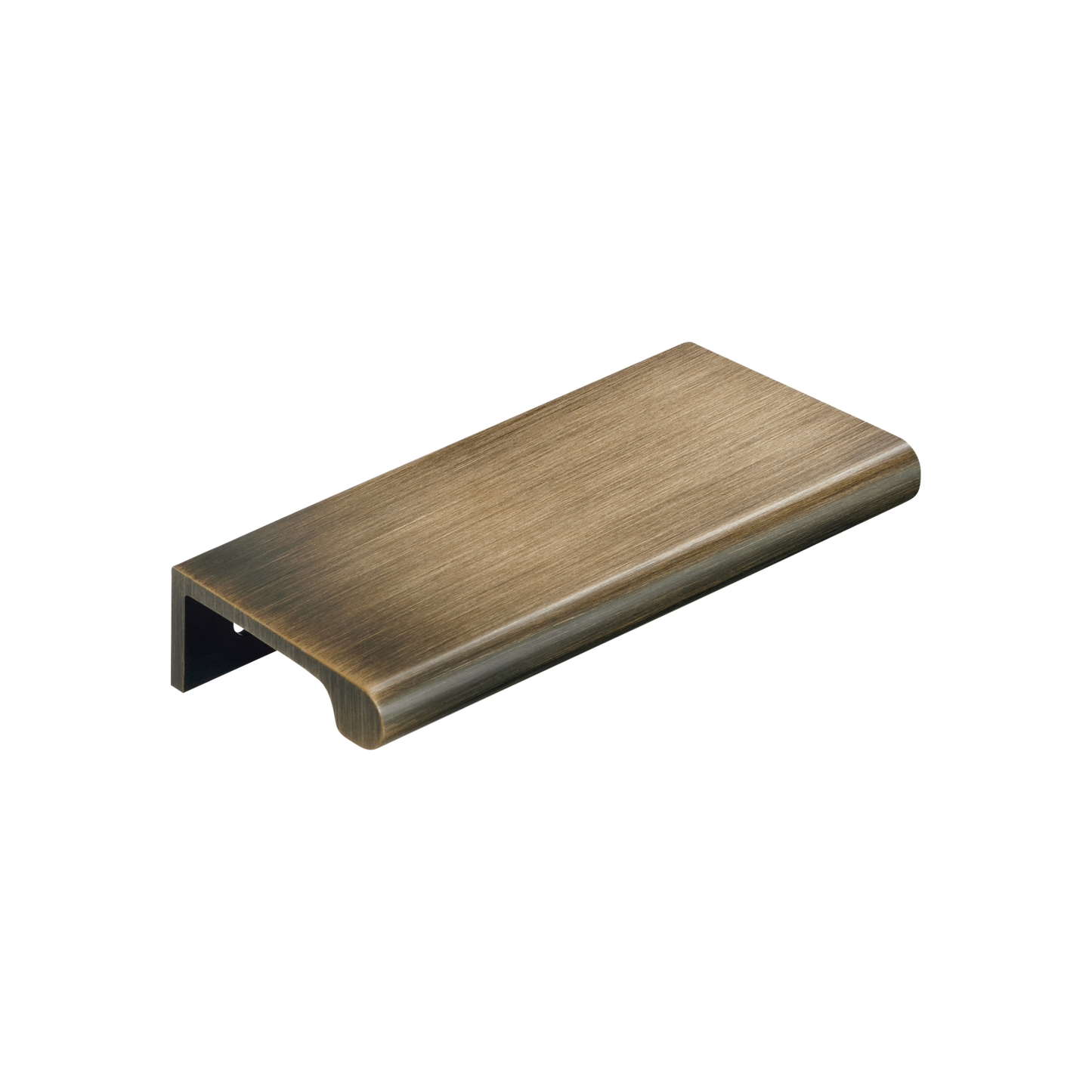 Momo Chelsea Solid Brass Lip Pull 96mm in Dark Brushed Brass