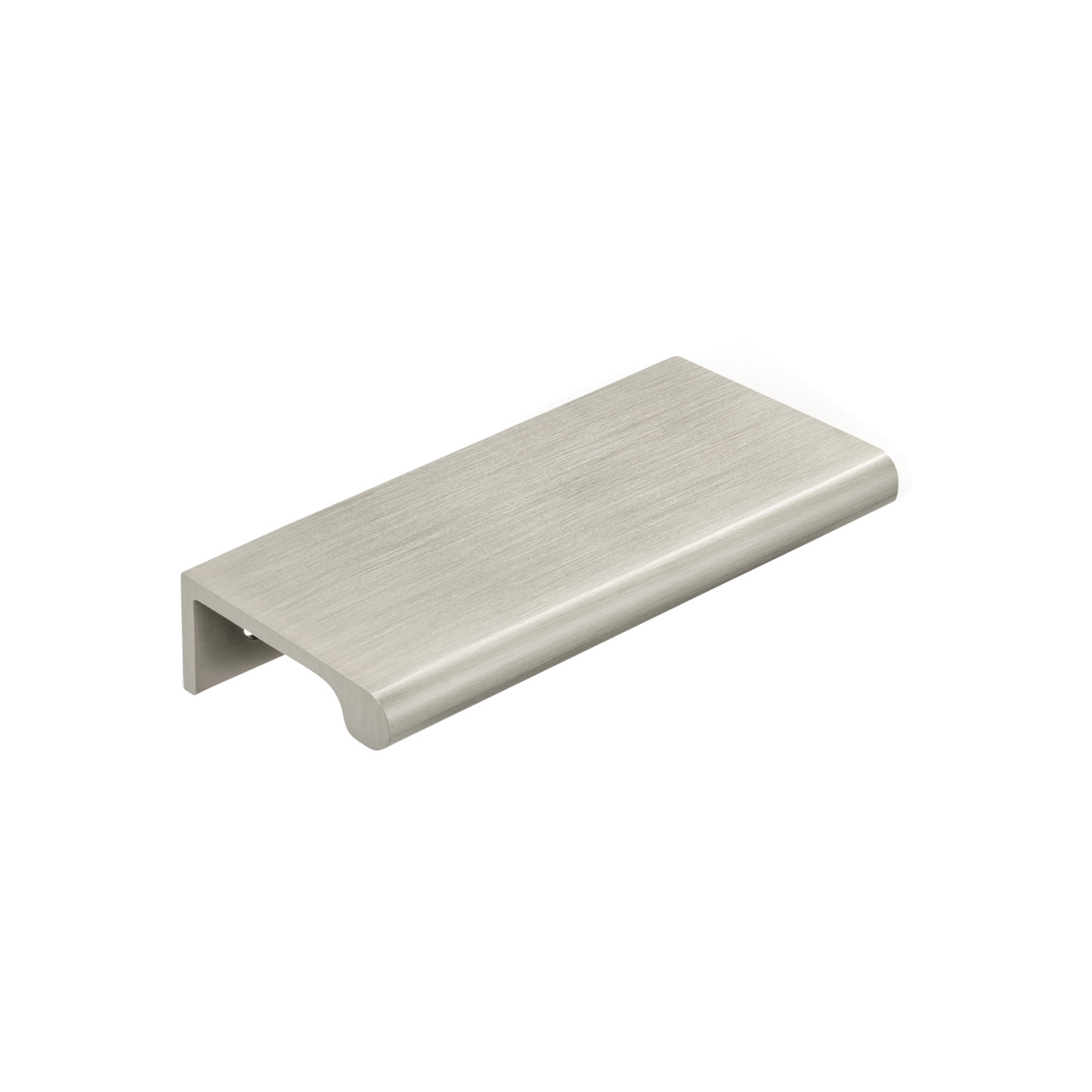 Momo Chelsea Solid Brass Lip Pull 96mm in Dull Brushed Nickel
