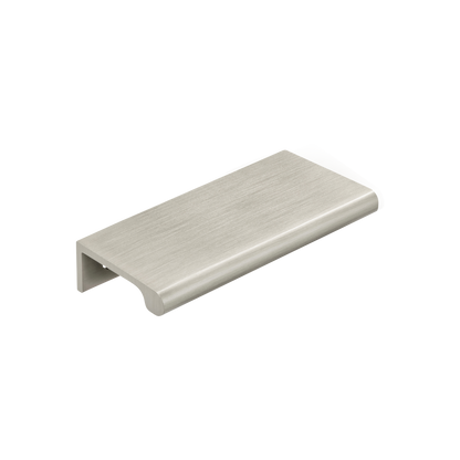 Momo Chelsea Solid Brass Lip Pull 96mm in Dull Brushed Nickel
