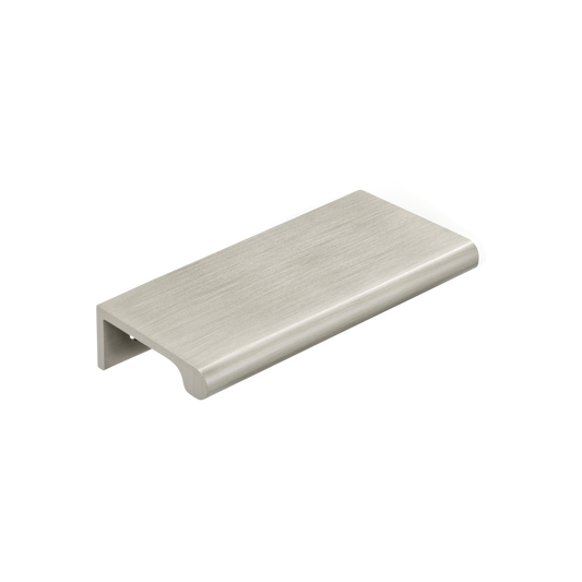 Momo Chelsea Solid Brass Lip Pull 96mm in Dull Brushed Nickel