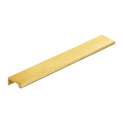 Momo Chelsea Solid Brass Lip Pull 256mm in Brushed Satin Brass
