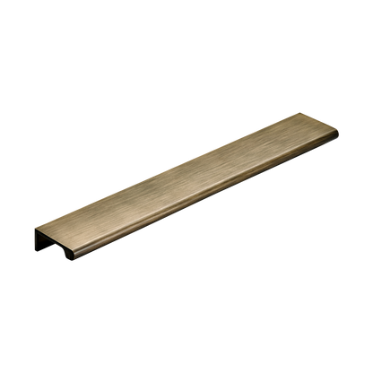 Momo Chelsea Solid Brass Lip Pull 256mm in Dark Brushed Brass