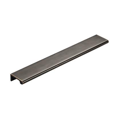 Momo Chelsea Solid Brass Lip Pull 256mm in Dark Bronze