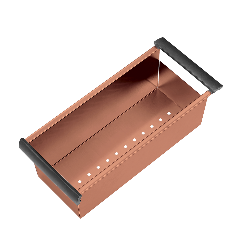 Sink Colander in Brushed Copper