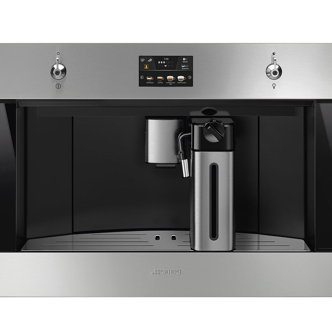 Smeg Classic Built-in Coffee Machine Stainless Steel 45cm