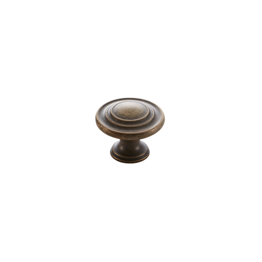 Momo Florencia Concentric Knob 33mm in Antique Brass