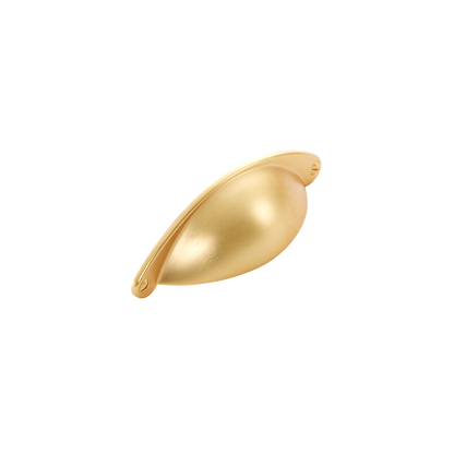 Momo Florencia Cup Pull 64mm In Brushed Matt Brass