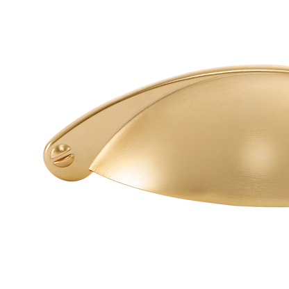 Momo Florencia Cup Pull 64mm in Brushed Matt Brass (2)