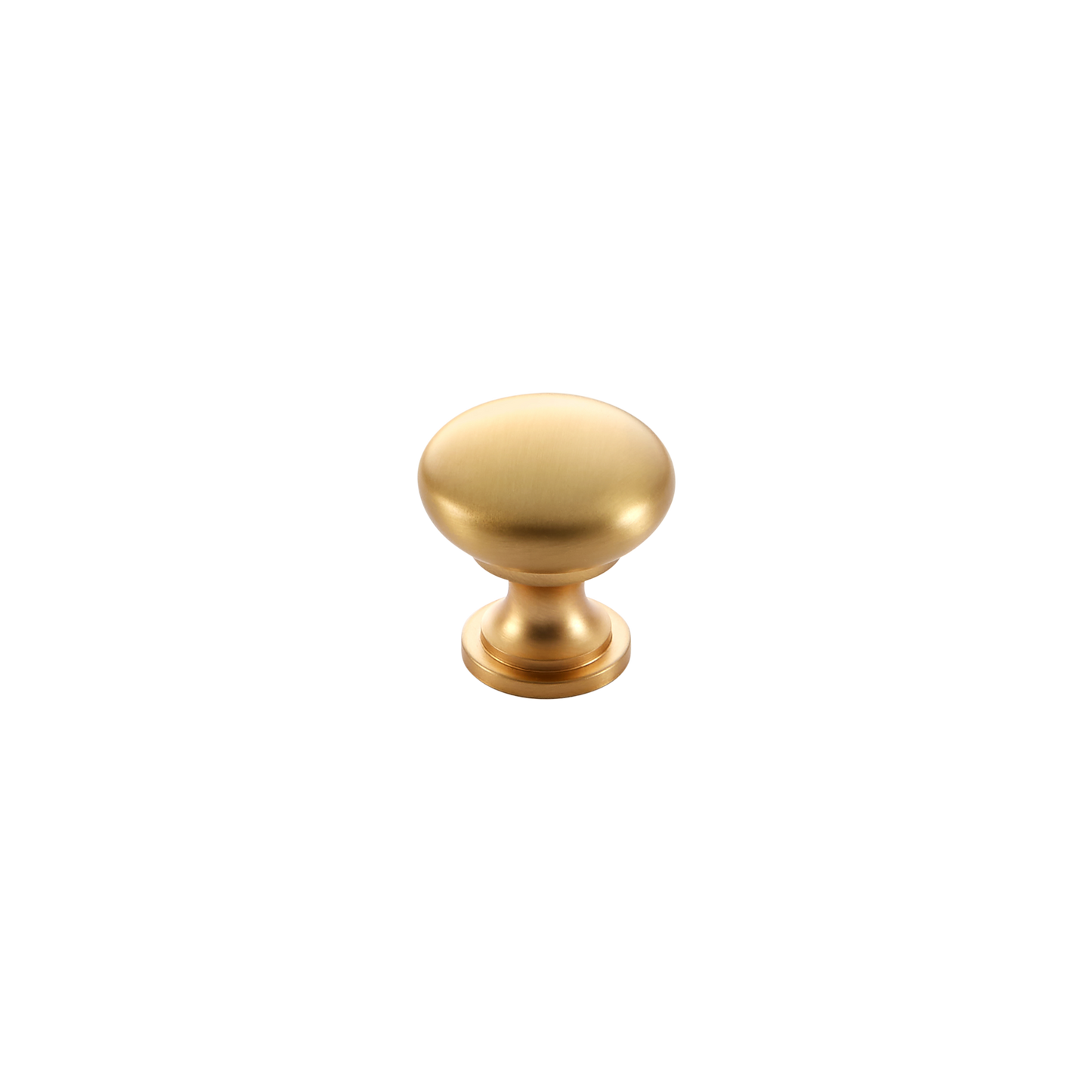 Momo Florencia Plain Knob 29mm in Brushed Matt Brass