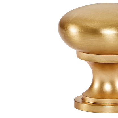 Momo Florencia Plain Knob 29mm in Brushed Matt Brass (2)