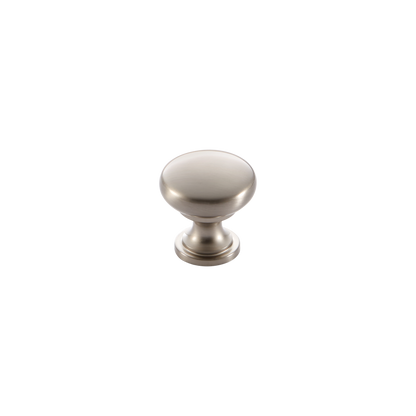 Momo Florencia Plain Knob 29mm in Brushed Nickel