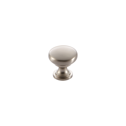 Momo Florencia Plain Knob 29mm in Brushed Nickel