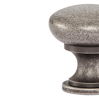Momo Florencia Plain Knob 29mm in European Pewter (2)