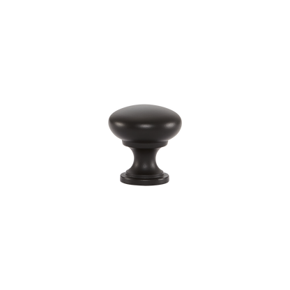 Momo Florencia Plain Knob 29mm in Matt Black (1)