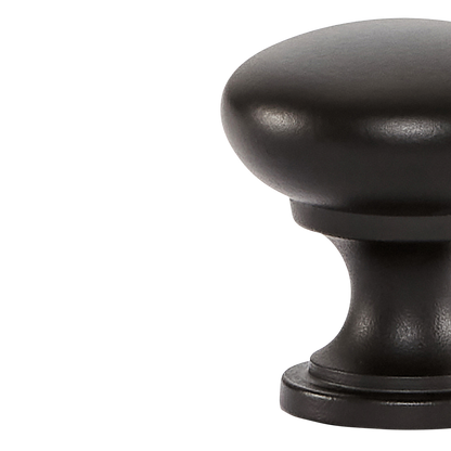Momo Florencia Plain Knob 29mm in Matt Black (2)